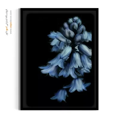 دکوراسیون لوکس - خوشه سنبل آبی تیره – تابلو گل - اسپو دکور