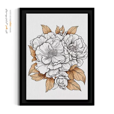 دکوراسیون مدرن - دسته گل صدتومانی – تابلو گل - اسپو دکور