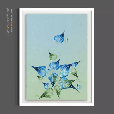 دکور کلینیکهای درمانی - آبستره پاستلی – تابلو گل - اسپو دکور