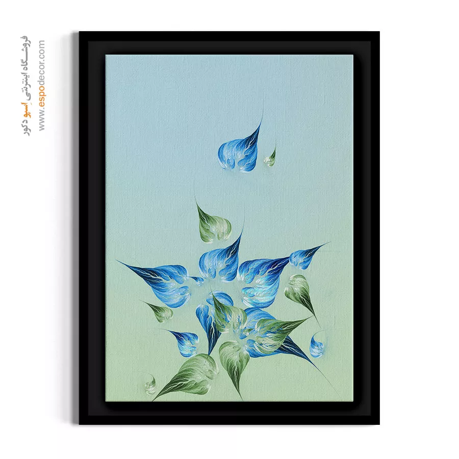 دکور کلینیکهای درمانی - آبستره پاستلی – تابلو گل - اسپو دکور