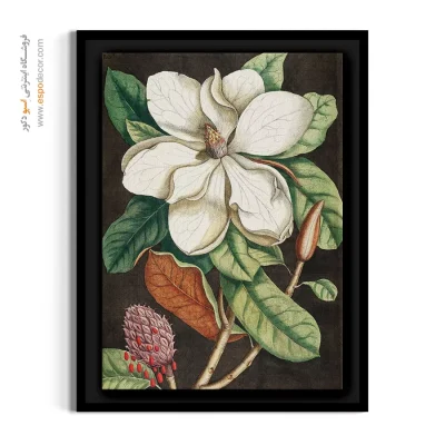 تابلو برای هتل بوتیک - ماگنولیا – تابلو گل - اسپو دکور