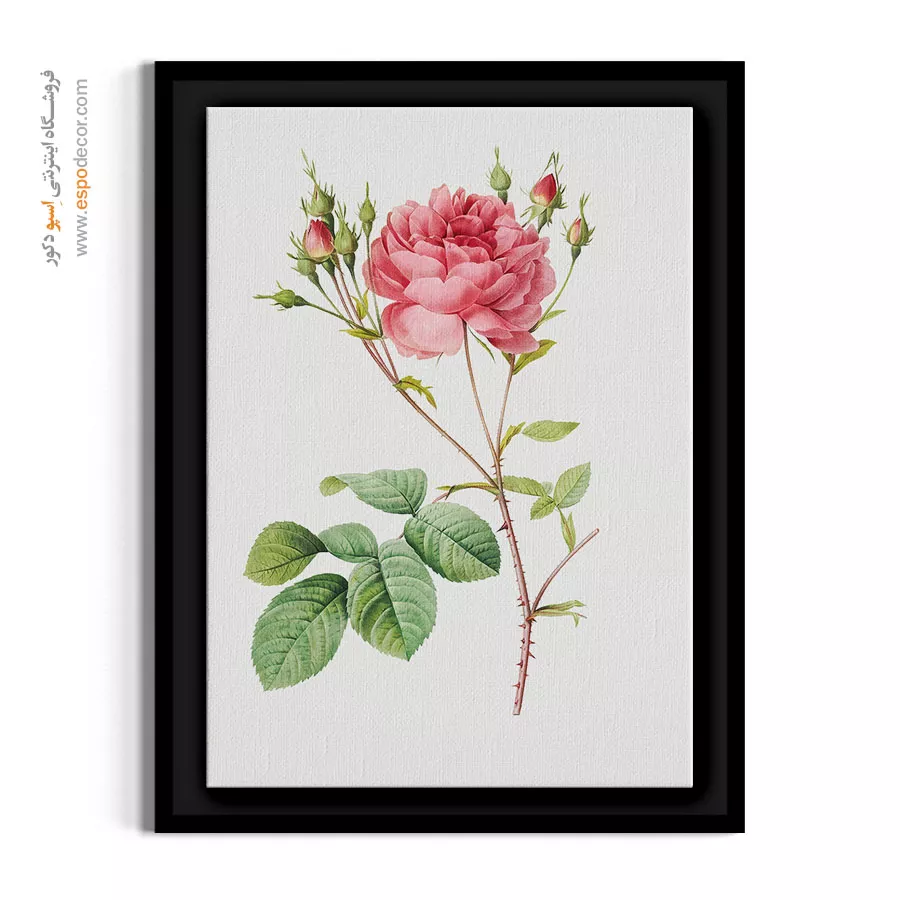 دکوراسیون اتاق خواب رمانتیک - کامبرلند رز – تابلو گل - اسپو دکور