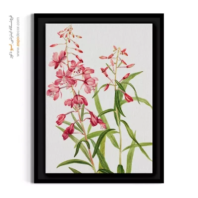 تابلو عمودی - بید علفی – تابلو گل - اسپو دکور