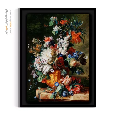 خرید تابلو نقاشی یان ون هایسوم - گلدان گل‌ یان ون هایسوم – تابلو گل - اسپو دکور