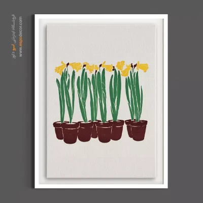 تابلو برای آشپزخانه‌ مدرن - گل ها اثر ادوارد پنفیلد – تابلو گل - اسپو دکور