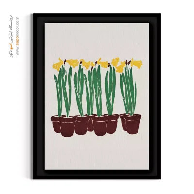 تابلو برای آشپزخانه‌ مدرن - گل ها اثر ادوارد پنفیلد – تابلو گل - اسپو دکور