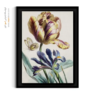 تابلو گل زنبق - لاله و زنبق وحشی – تابلو گل - اسپو دکور