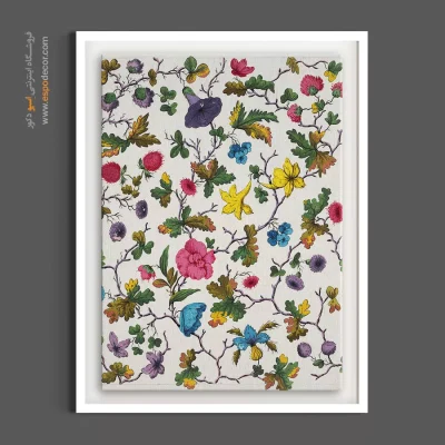 دکوراسیون انگلیسی - گل‌های وحشی مینیاتوری – تابلو گل - اسپو دکور