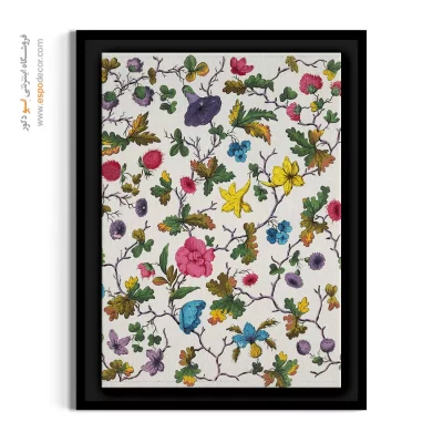 دکوراسیون انگلیسی - گل‌های وحشی مینیاتوری – تابلو گل - اسپو دکور