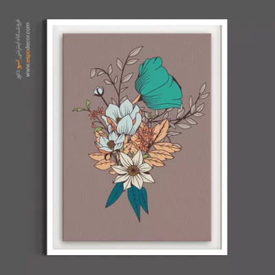 دکوراسیون رترو - گیاهان تزئینی – تابلو گل - اسپو دکور