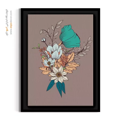 دکوراسیون رترو - گیاهان تزئینی – تابلو گل - اسپو دکور