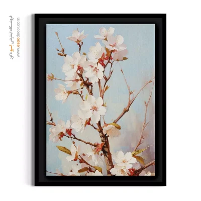 خرید تابلو شکوفه - شکوفه‌ها در سپیده‌دم – تابلو گل - اسپو دکور
