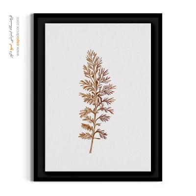 تابلو لوکس برای ورودی - گیاه کوهی – تابلو گل - اسپو دکور