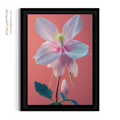 خرید هدیه رمانتیک - شکوفه صدفی – تابلو گل - اسپو دکور