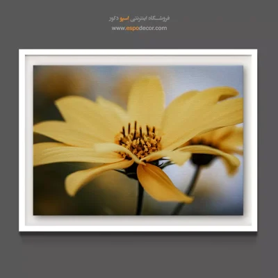 دکوراسیون وینتیج - گل زرد پاییزی – تابلو گل - اسپو دکور