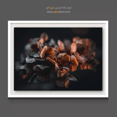 خرید تابلو دکوراتیو گل خشک - هورتانسیا – تابلو گل - اسپو دکور