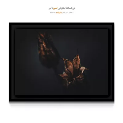 دکوراسیون با تم پاییزی و روستیک - غنچه‌های خشک – تابلو گل - اسپو دکور