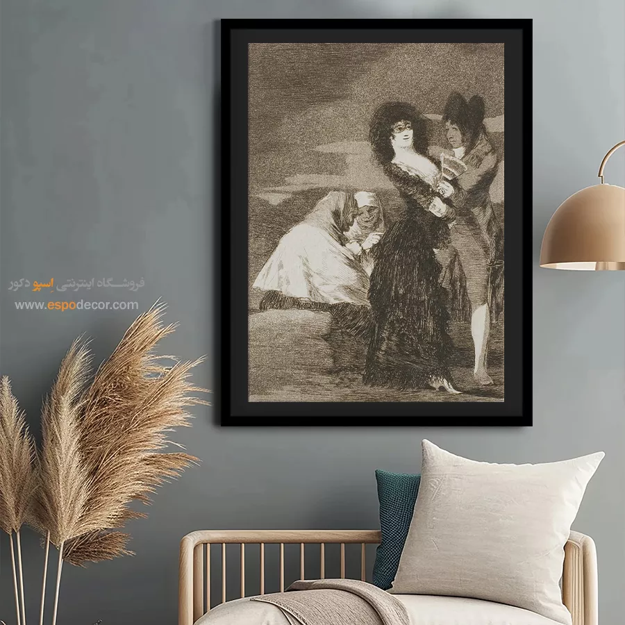 دو تا از یک نوع – تابلو نقاشی فرانسیسکو گویا - اسپو دکور