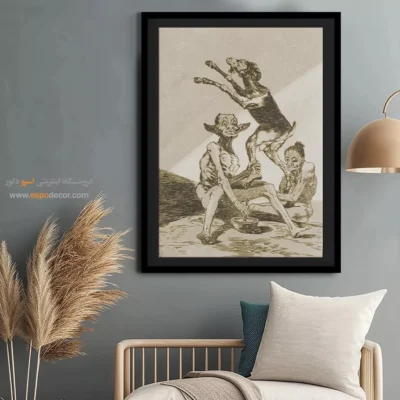 صبر کن تا مسح شوی – تابلو نقاشی فرانسیسکو گویا - اسپو دکور