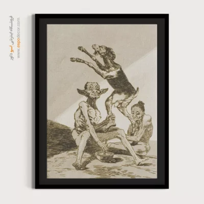 صبر کن تا مسح شوی – تابلو نقاشی فرانسیسکو گویا - اسپو دکور