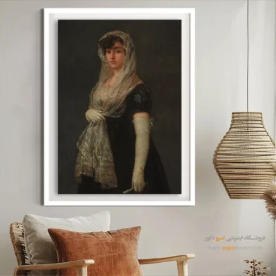 بانوی جوان – تابلو نقاشی فرانسیسکو گویا - اسپو دکور