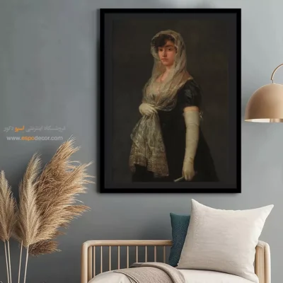 بانوی جوان – تابلو نقاشی فرانسیسکو گویا - اسپو دکور