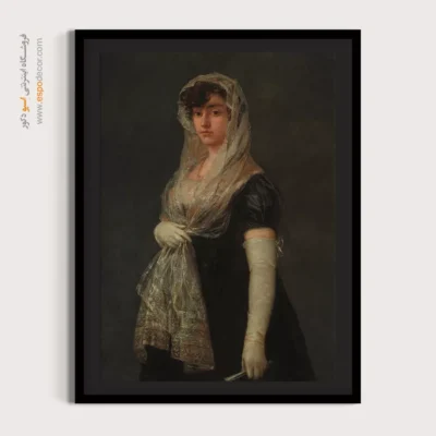بانوی جوان – تابلو نقاشی فرانسیسکو گویا - اسپو دکور