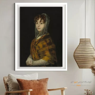 بانو ساباسا گارسیا – تابلو نقاشی فرانسیسکو گویا - اسپو دکور