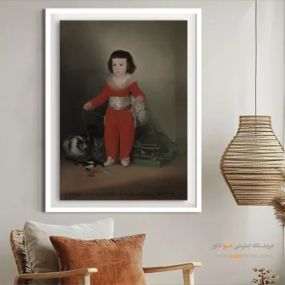 پسر کنت و کنتس آلتامیرا – تابلو نقاشی فرانسیسکو گویا - اسپو دکور