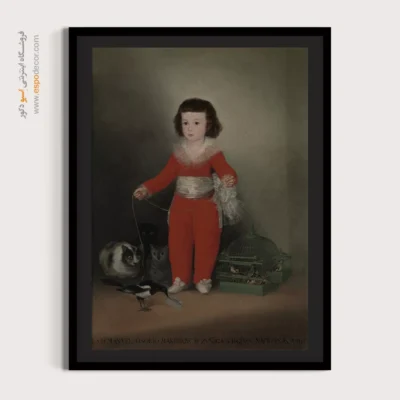 پسر کنت و کنتس آلتامیرا – تابلو نقاشی فرانسیسکو گویا - اسپو دکور