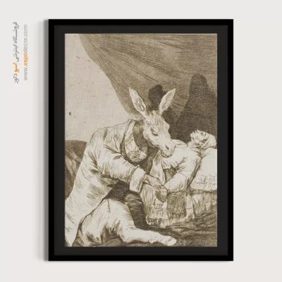 از بیماری خواهد مرد – تابلو نقاشی فرانسیسکو گویا - اسپو دکور