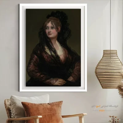 پرتره دونا ایزابل د پورسل – تابلو نقاشی فرانسیسکو گویا - اسپو دکور