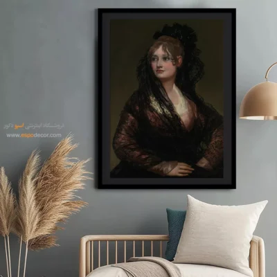 پرتره دونا ایزابل د پورسل – تابلو نقاشی فرانسیسکو گویا - اسپو دکور