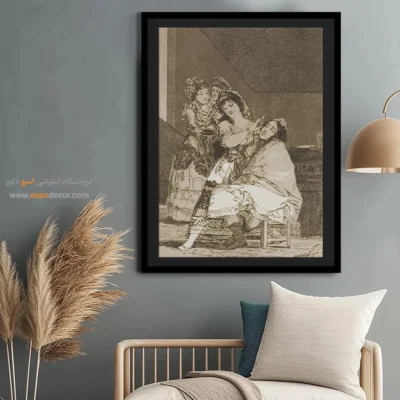 او را فریب می‌دهد – تابلو نقاشی فرانسیسکو گویا - اسپو دکور