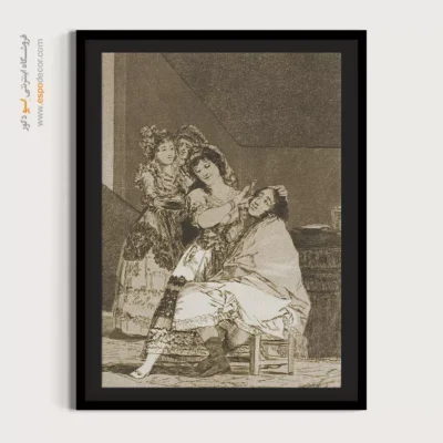 او را فریب می‌دهد – تابلو نقاشی فرانسیسکو گویا - اسپو دکور