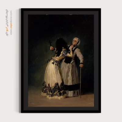 دوشس آلبا و لا بیتا – تابلو نقاشی فرانسیسکو گویا - اسپو دکور