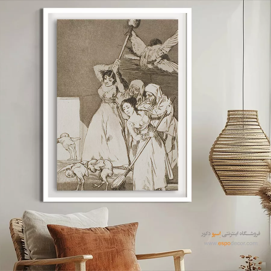 پشمچینی شده – تابلو نقاشی فرانسیسکو گویا - اسپو دکور