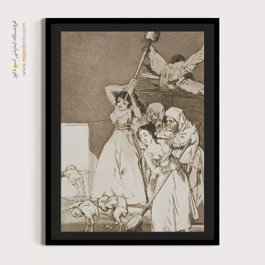 پشمچینی شده – تابلو نقاشی فرانسیسکو گویا - اسپو دکور