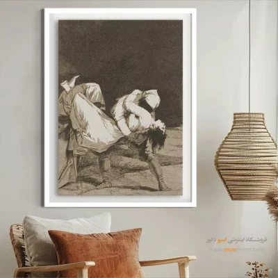 او را با خود بردند – تابلو نقاشی فرانسیسکو گویا - اسپو دکور