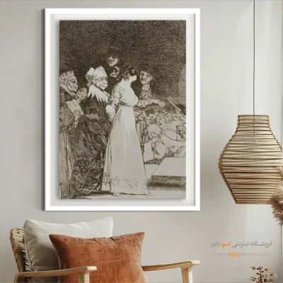 آنها «بله» می‌گویند و به اولین کسی که می‌آید دست می‌دهند – تابلو نقاشی فرانسیسکو گویا - اسپو دکور