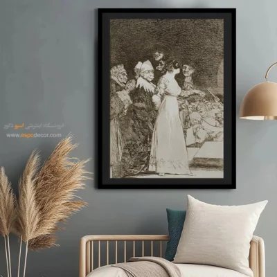 آنها «بله» می‌گویند و به اولین کسی که می‌آید دست می‌دهند – تابلو نقاشی فرانسیسکو گویا - اسپو دکور