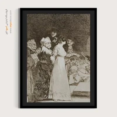 آنها «بله» می‌گویند و به اولین کسی که می‌آید دست می‌دهند – تابلو نقاشی فرانسیسکو گویا - اسپو دکور