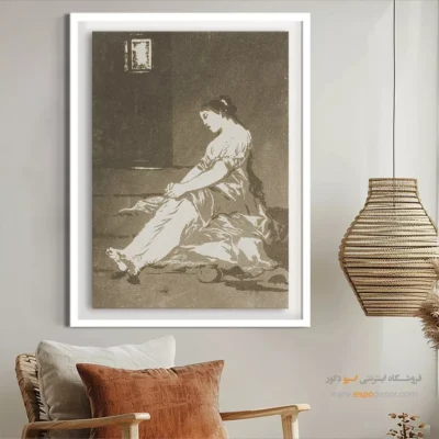 چون او آسیب‌پذیر بود – تابلو نقاشی فرانسیسکو گویا - اسپو دکور