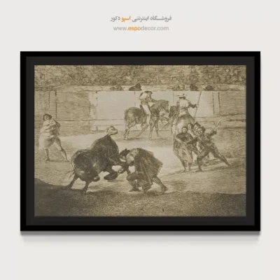 پپه ایلو در حال عبور از رکورته – تابلو نقاشی فرانسیسکو گویا - اسپو دکور