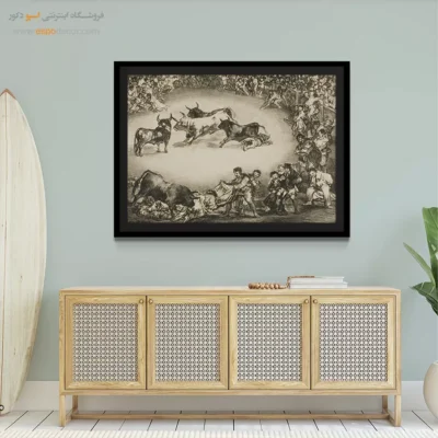 سرگرمی اسپانیایی – تابلو نقاشی فرانسیسکو گویا - اسپو دکور