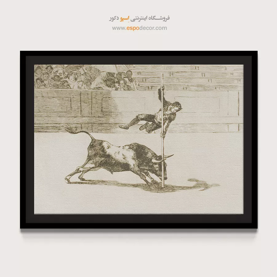 چابکی و جسارت خوانیتو آپینانی – تابلو نقاشی فرانسیسکو گویا - اسپو دکور