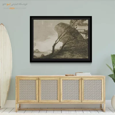 صخره بزرگ – تابلو نقاشی فرانسیسکو گویا - اسپو دکور