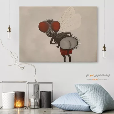 تابلو حیوانات بامزه - اسپو دکور