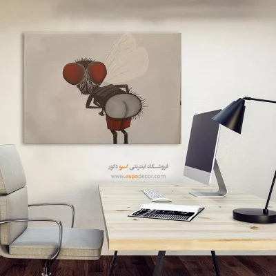 تابلو حیوانات بامزه - اسپو دکور