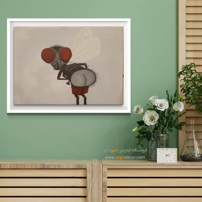 تابلو حیوانات بامزه - اسپو دکور